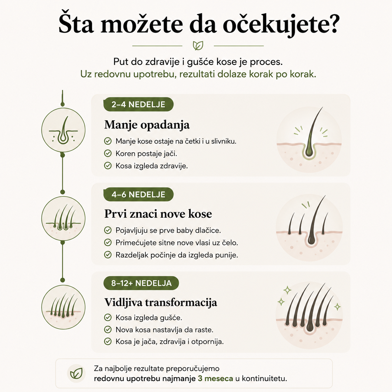 Set protiv opadanja i za brži rast kose - Botanical Hair Essence
