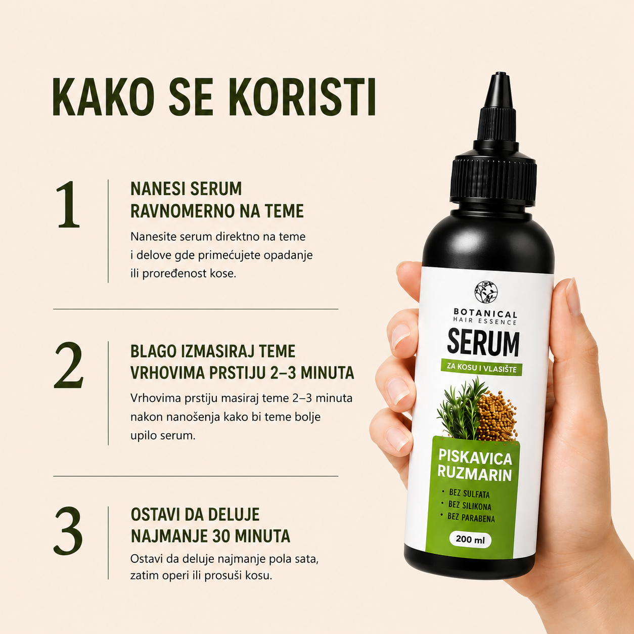Serum protiv opadanja i za rast nove kose