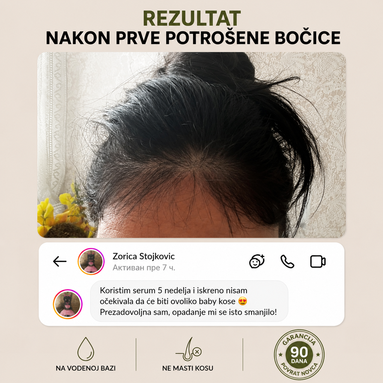 Serum protiv opadanja i za rast nove kose